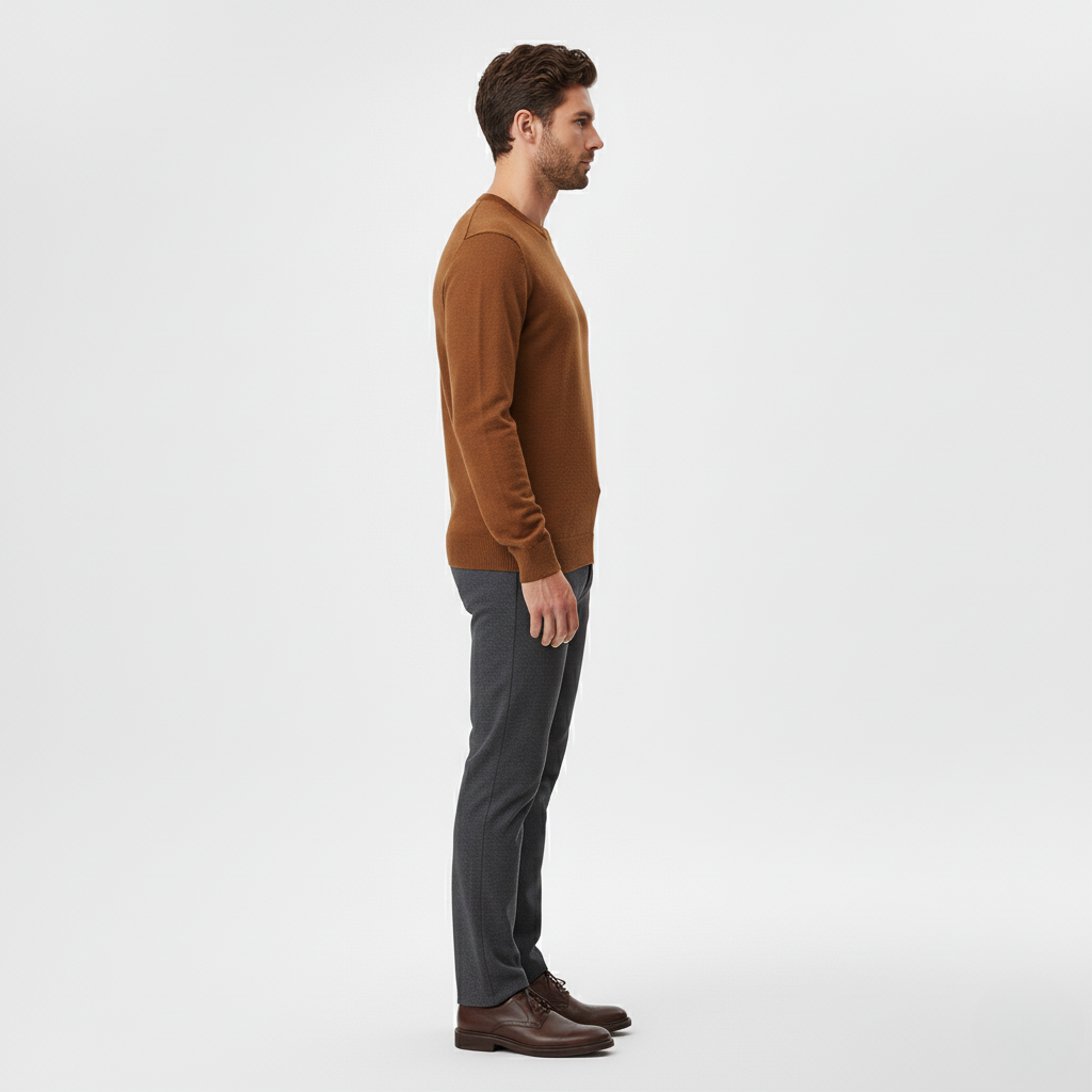 Men's Classic Crewneck Knit Sweater