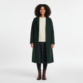 Women's Structured Wool-Blend Coat