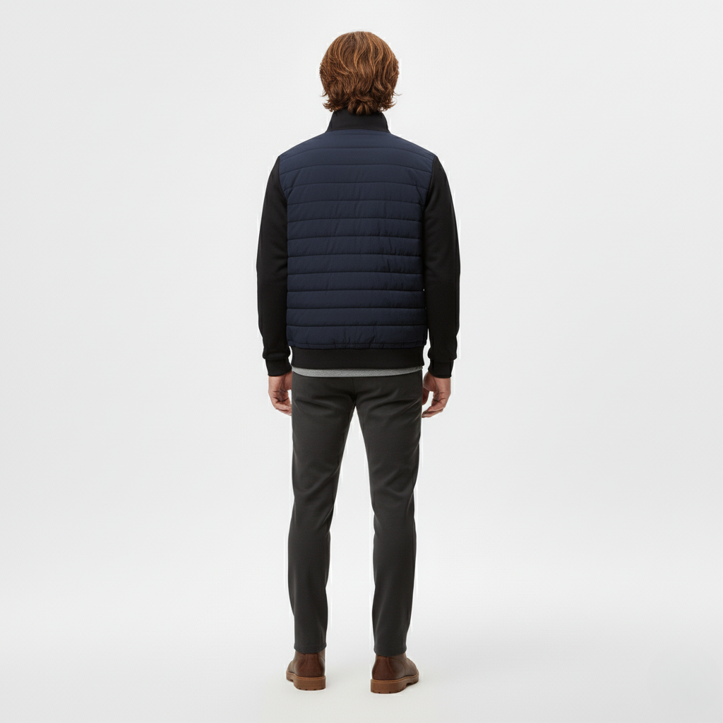 Men's Lightweight Quilted Zip Jacket