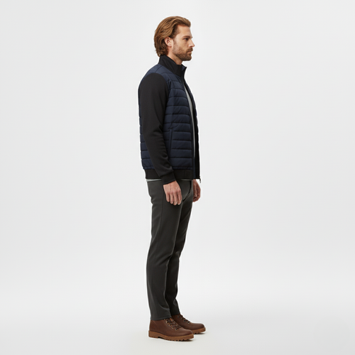 Men's Lightweight Quilted Zip Jacket