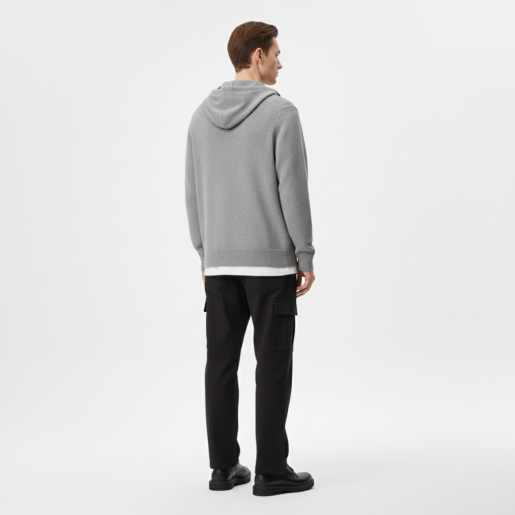 Men's Relaxed Half-Zip Hoodie