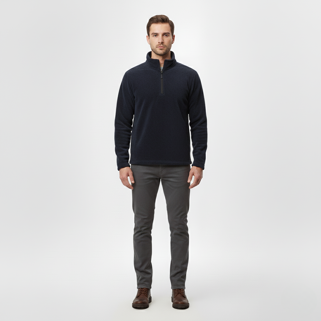 Men's Minimal Quarter-Zip Pullover