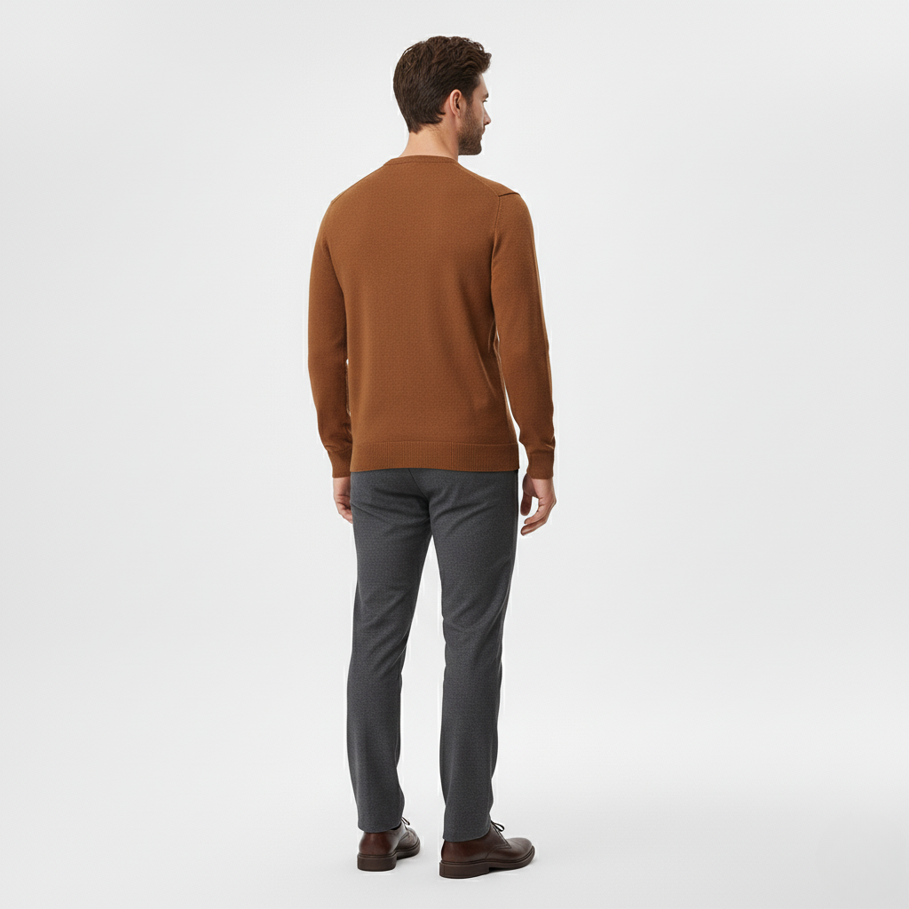 Men's Classic Crewneck Knit Sweater