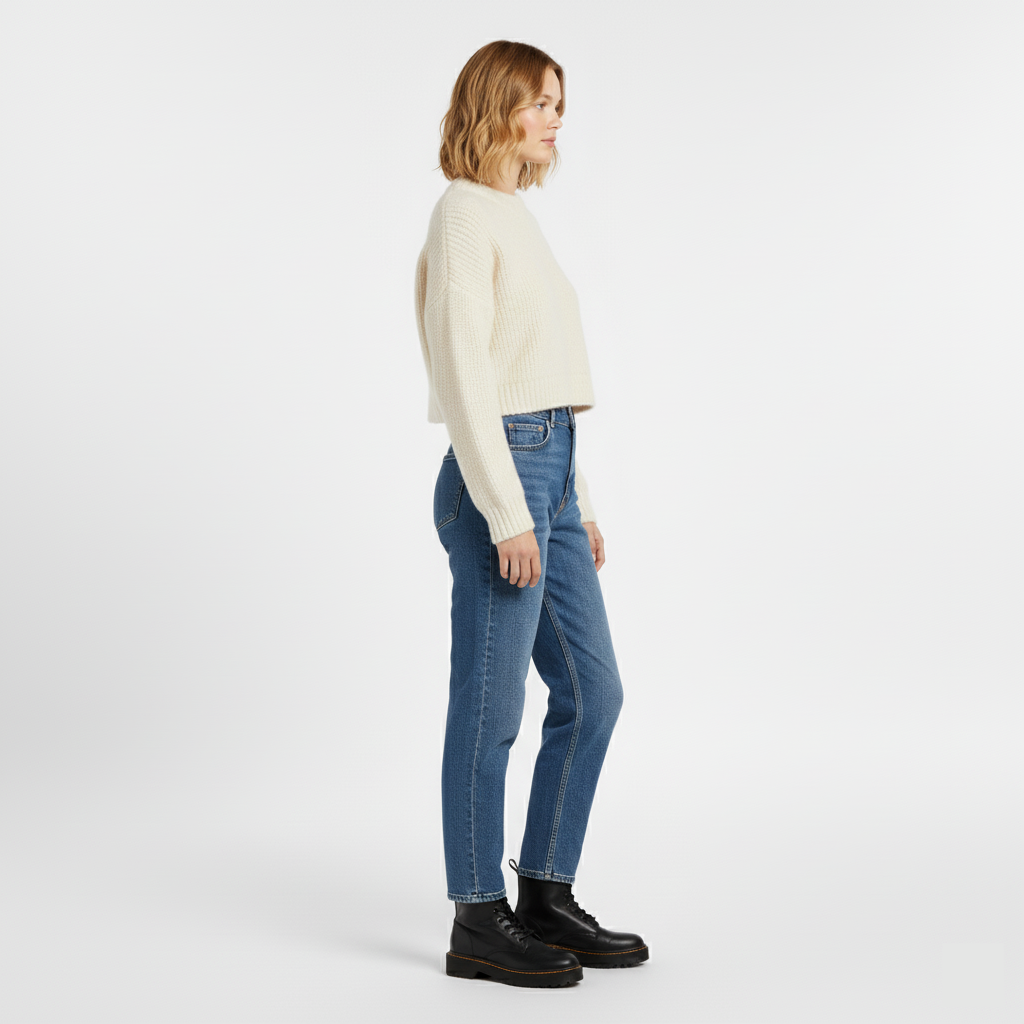 Women's Relaxed Ribbed Knit Sweater