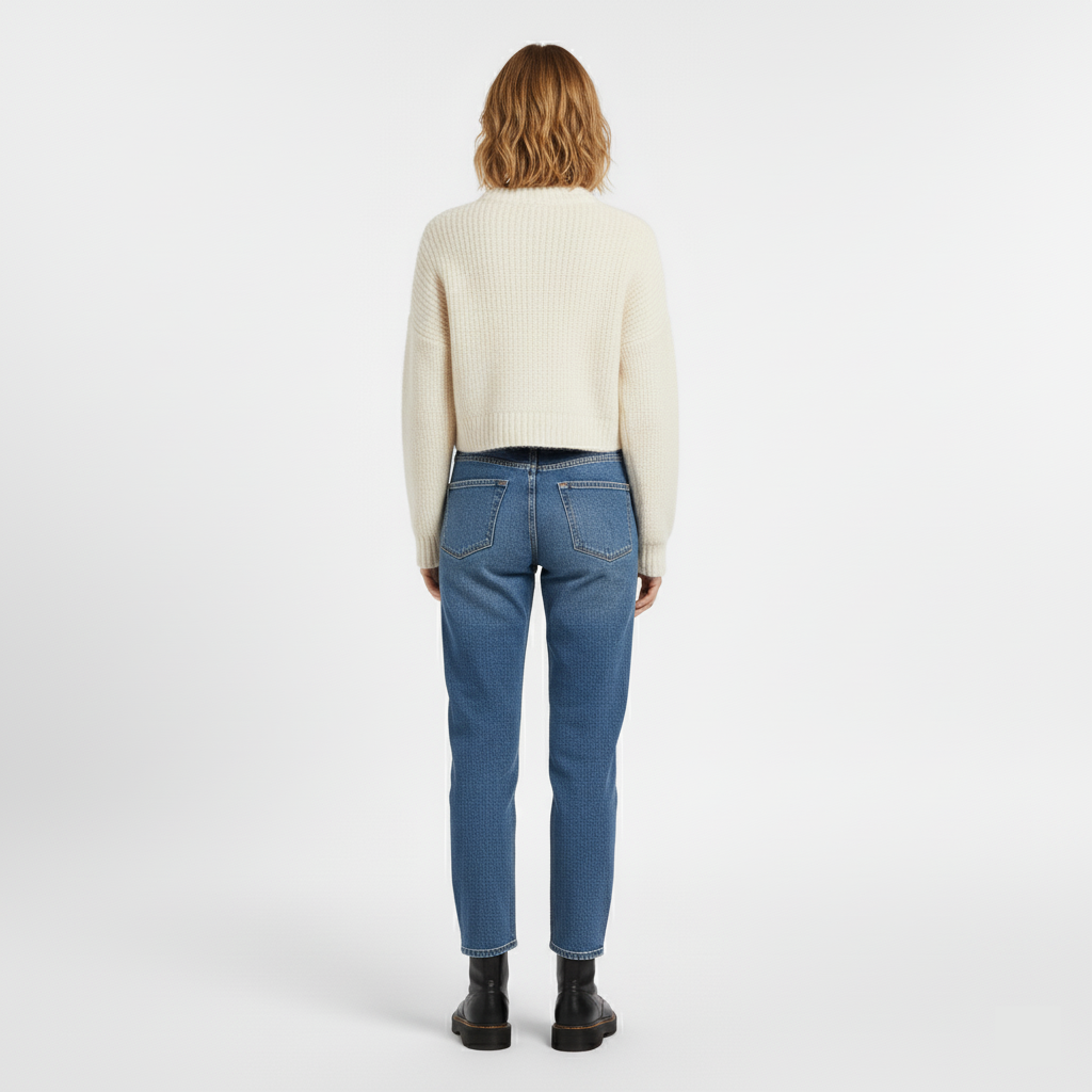 Women's Relaxed Ribbed Knit Sweater