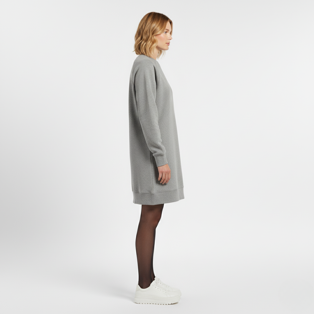 Women's Long-Sleeve Sweatshirt Dress