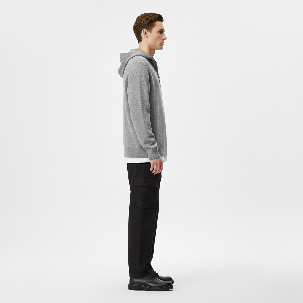 Men's Relaxed Half-Zip Hoodie