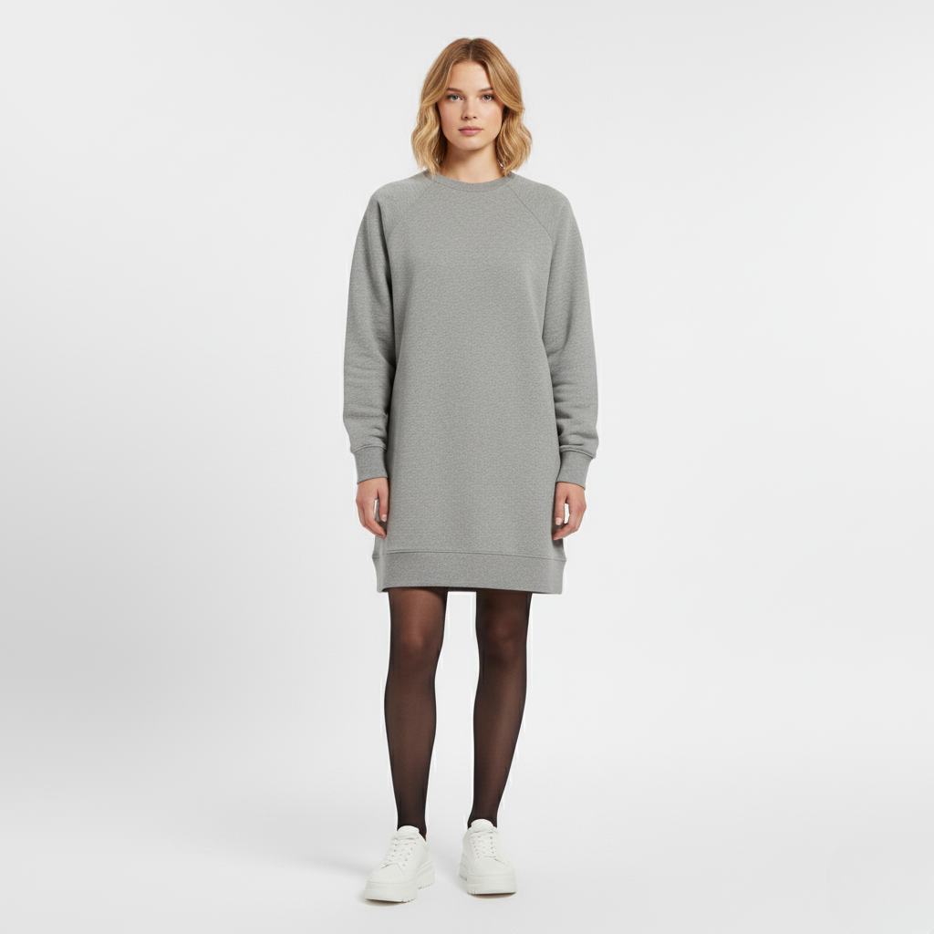 Women's Long-Sleeve Sweatshirt Dress